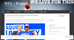 Desktop Screenshot of nfl-france.com